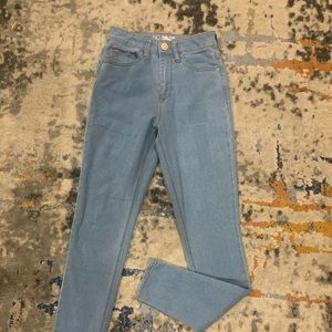 NOBO Light Wash High Rise Skinny Jeans